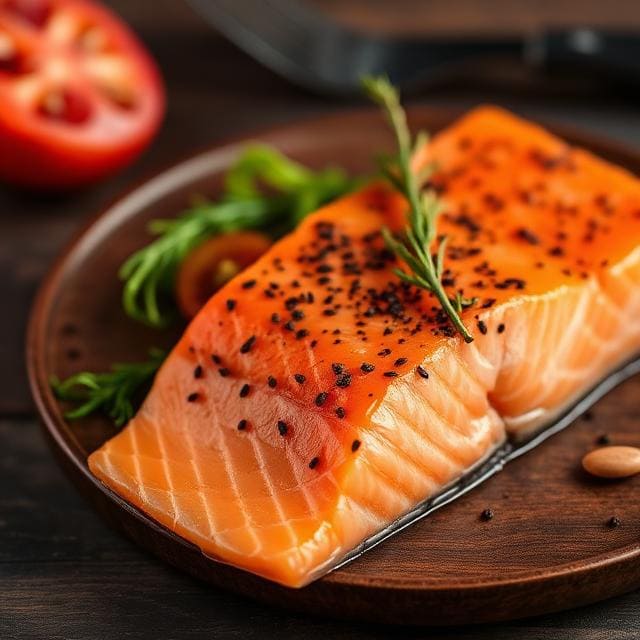 Smoked Salmon Six Ounces Coffee
